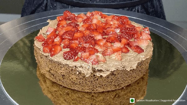Eggless Strawberry Cake | Winni.in
