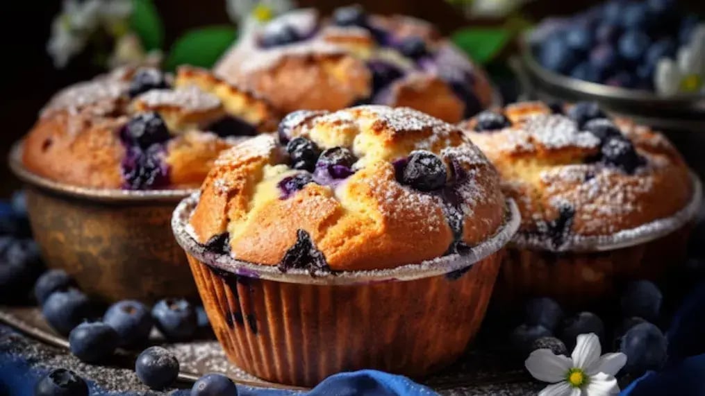 Mini Blueberry Muffins