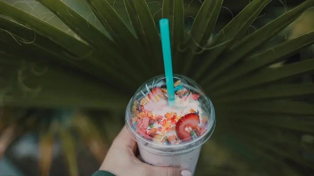 Rainbow Fruit Smoothie