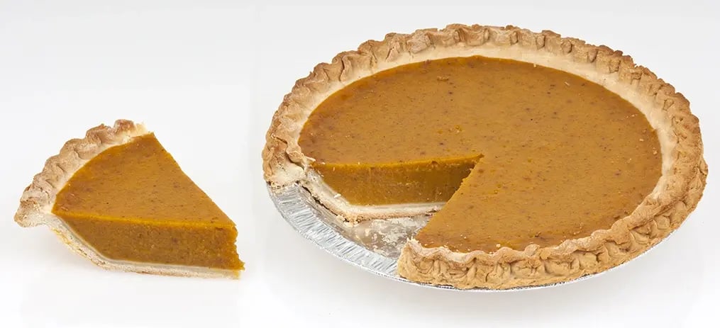 Check out this vibrant vegan pumpkin pie recipe - Pumpkin Pie Tasty