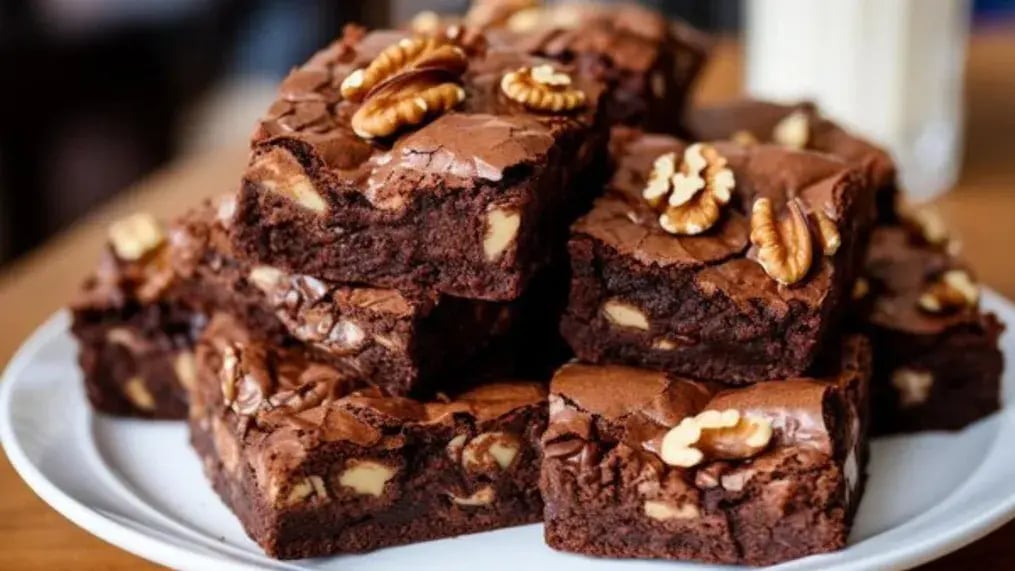 Triple Chocolate Fudge Brownies