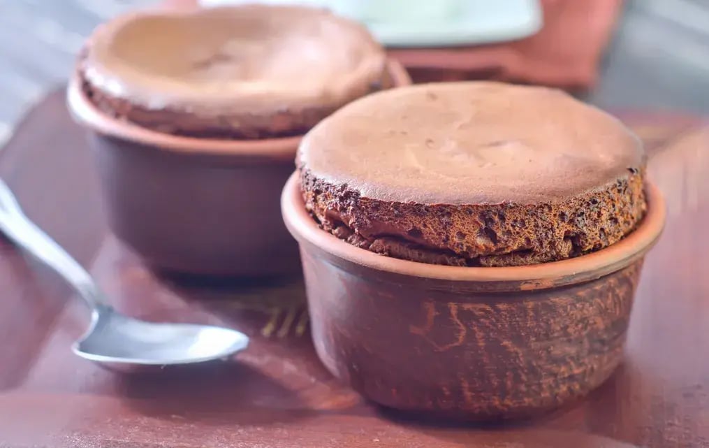 Mocha Chocolate Soufflé