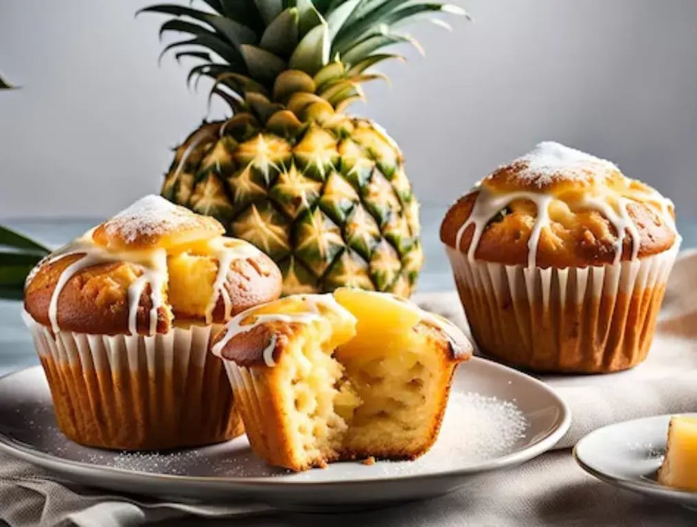 Coconut Pineapple Muffins