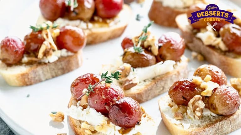 These Crostini Base Desserts Are A Chic Option For House Parties