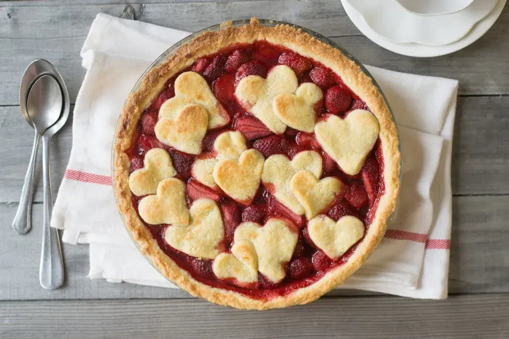 Raspberry Rose Tart