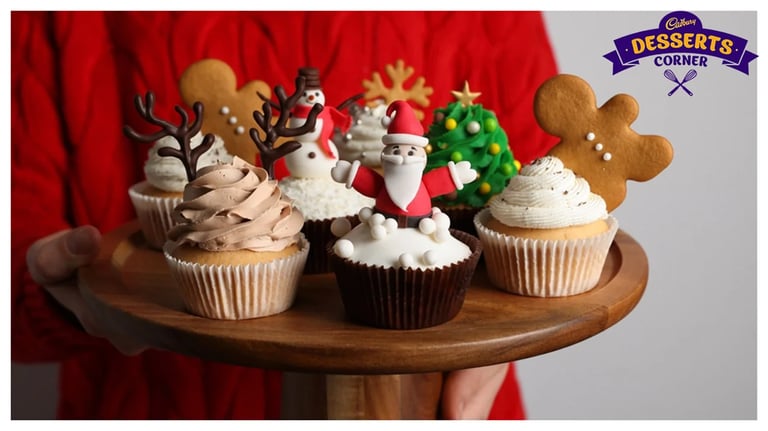 Sugar, Spice, and Everything Merry: Christmas Cupcake Decorations to Spread Joy