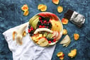 Here You Will Find Vegetarian Recipes For Sweet After School Summer Snacks: Seasonal Fruit Salad, Frozen Grapes, and More
