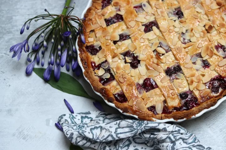 Lemon Blackberry Tart