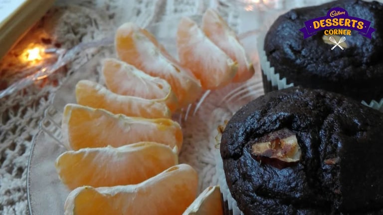 Christmas & Chocolates: Chef Kainaz Messman-Harchandrai’s Christmas Chocolate Orange Cupcakes