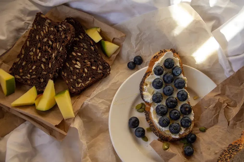 Blueberry Jam Sandwiches