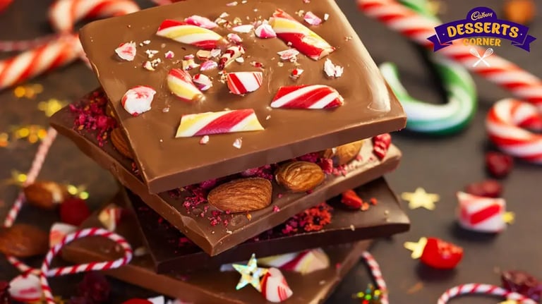 Let Your Creativity Shine This Christmas, Gift DIY Peppermint Chocolate Bark To Your Loved Ones