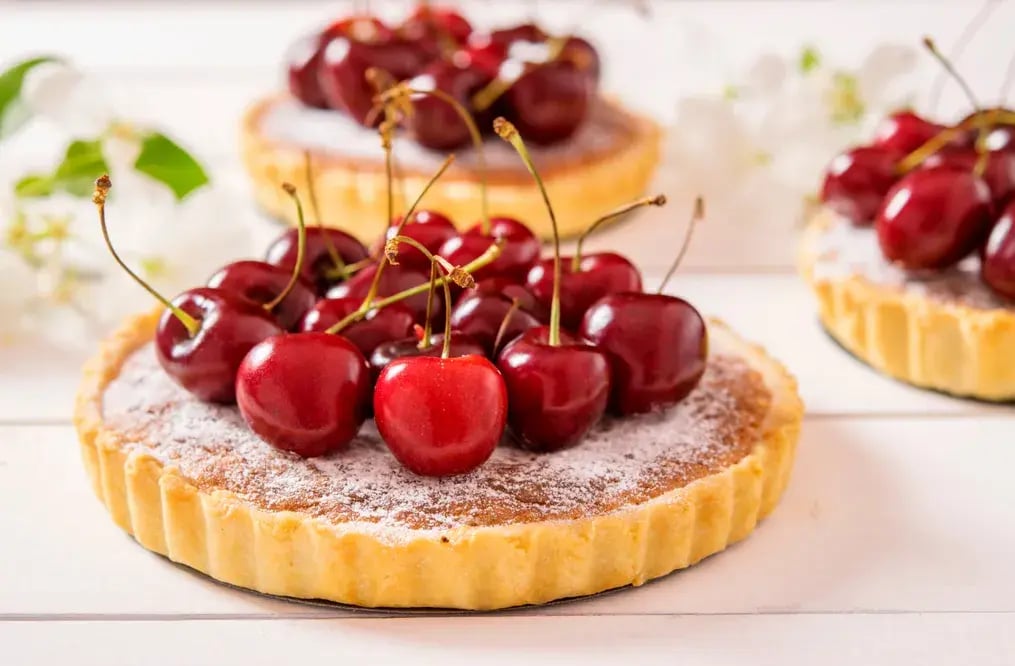 Cherry Almond Tarts