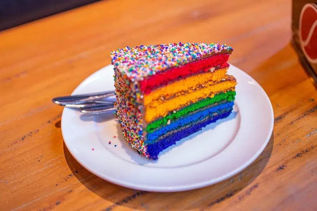 Rainbow Layer Cake