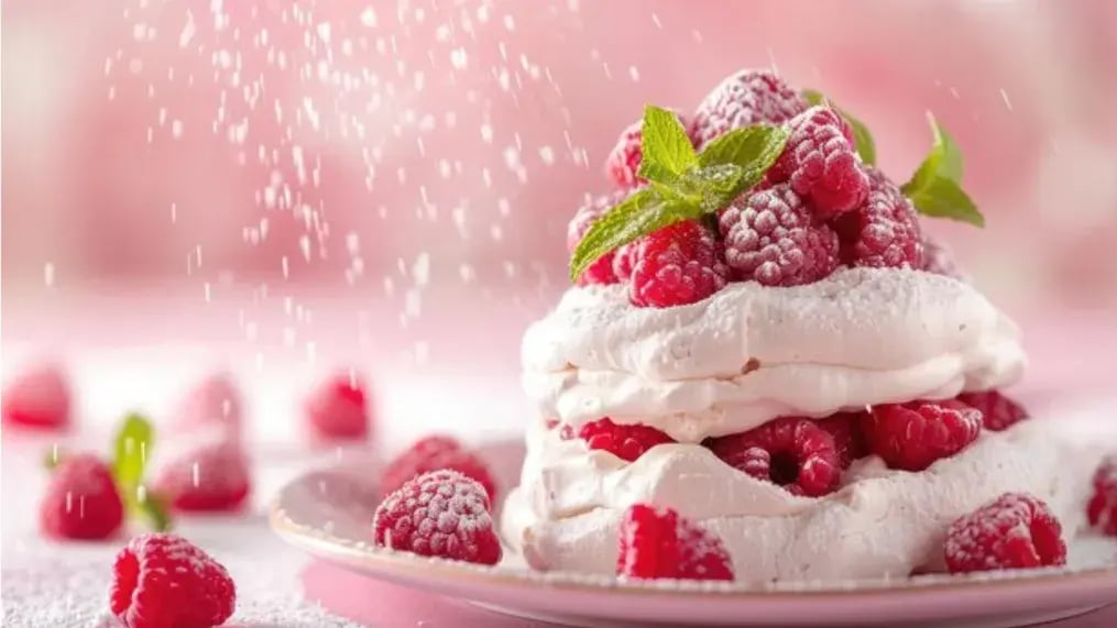 Raspberry Pavlova