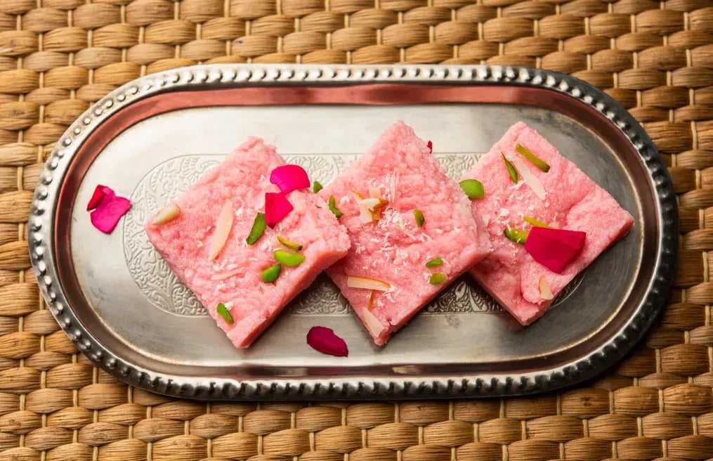 Rosewater Barfi