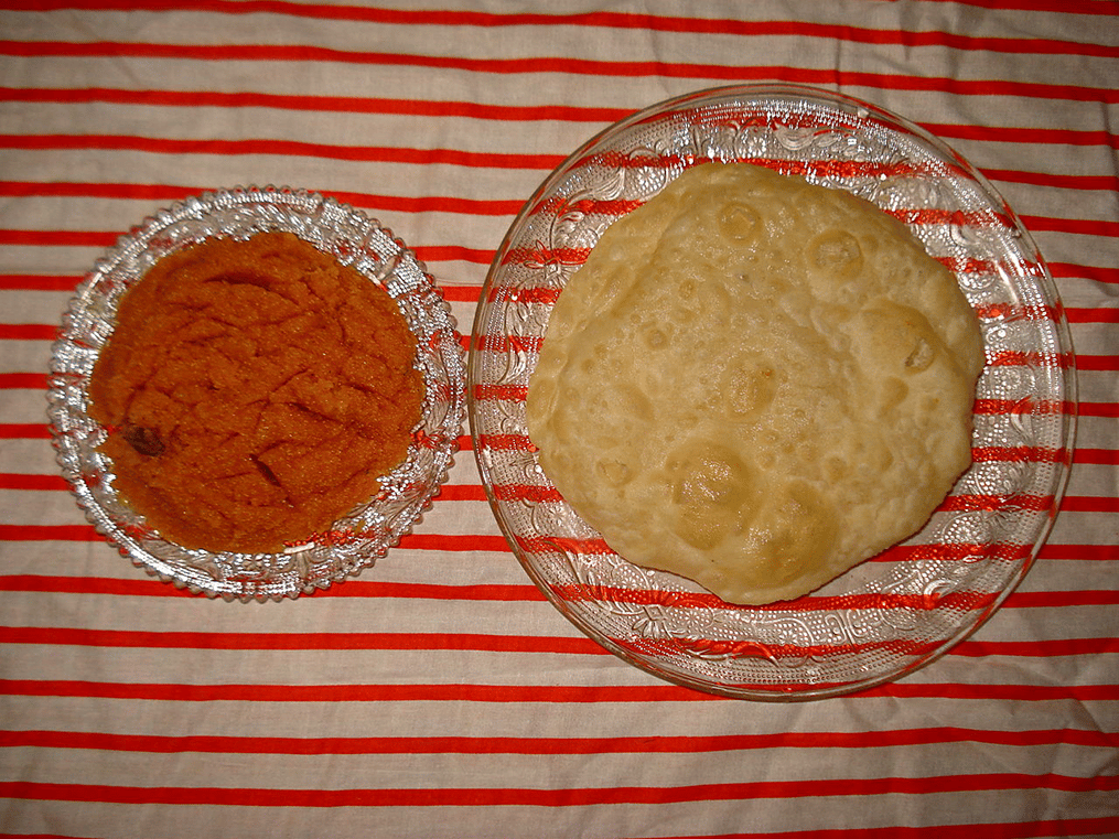 halwa-puri