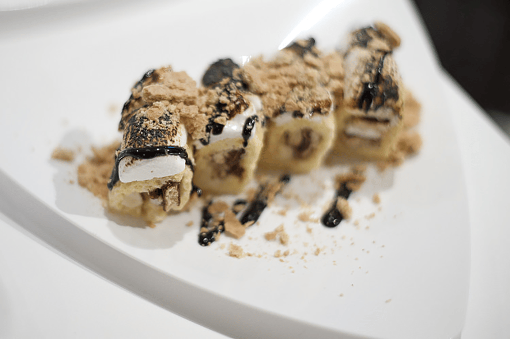 chocolate-banana-sushi