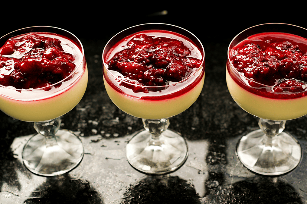 strawberry-panna-cotta