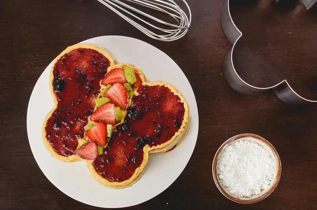 Strawberry Jam Cake