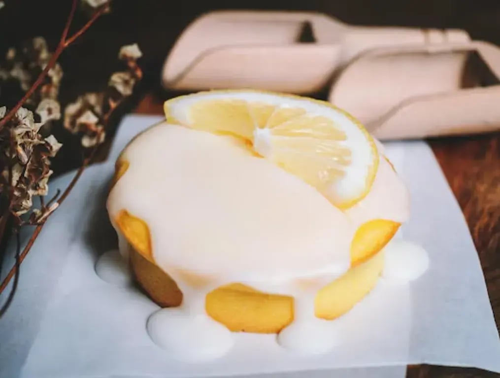 Lemon Japanese Cheesecake