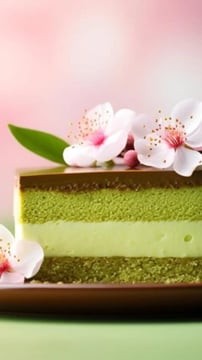 Japanese-Inspired Cake Designs Featuring Matcha And Sakura