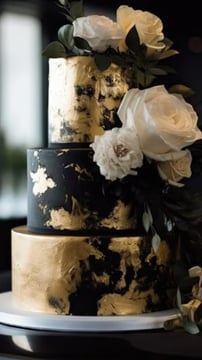 Metallic Cake Designs To Make Your Anniversary Shine