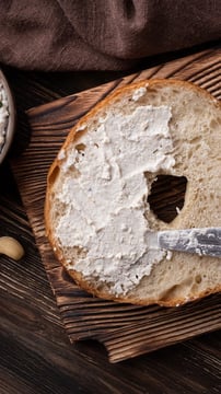 Sweet And Savoury Bagel Spreads With Cream Cheese