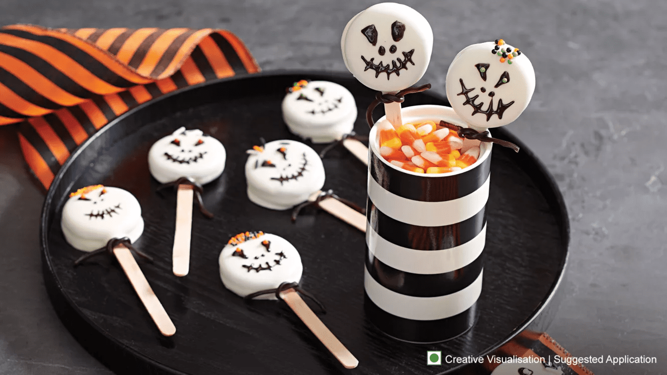 OREO Halloween Skull Pops Recipe | Desserts Corner