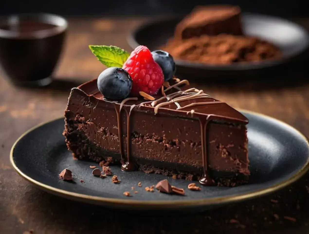 Dark Chocolate Jaggery Cheesecake: A Healthier Chapchar Kut Dessert Option