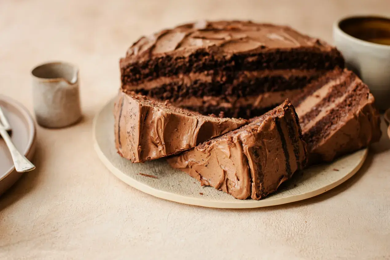 How to Make a Triple-Layer Chocolate Cheesecake