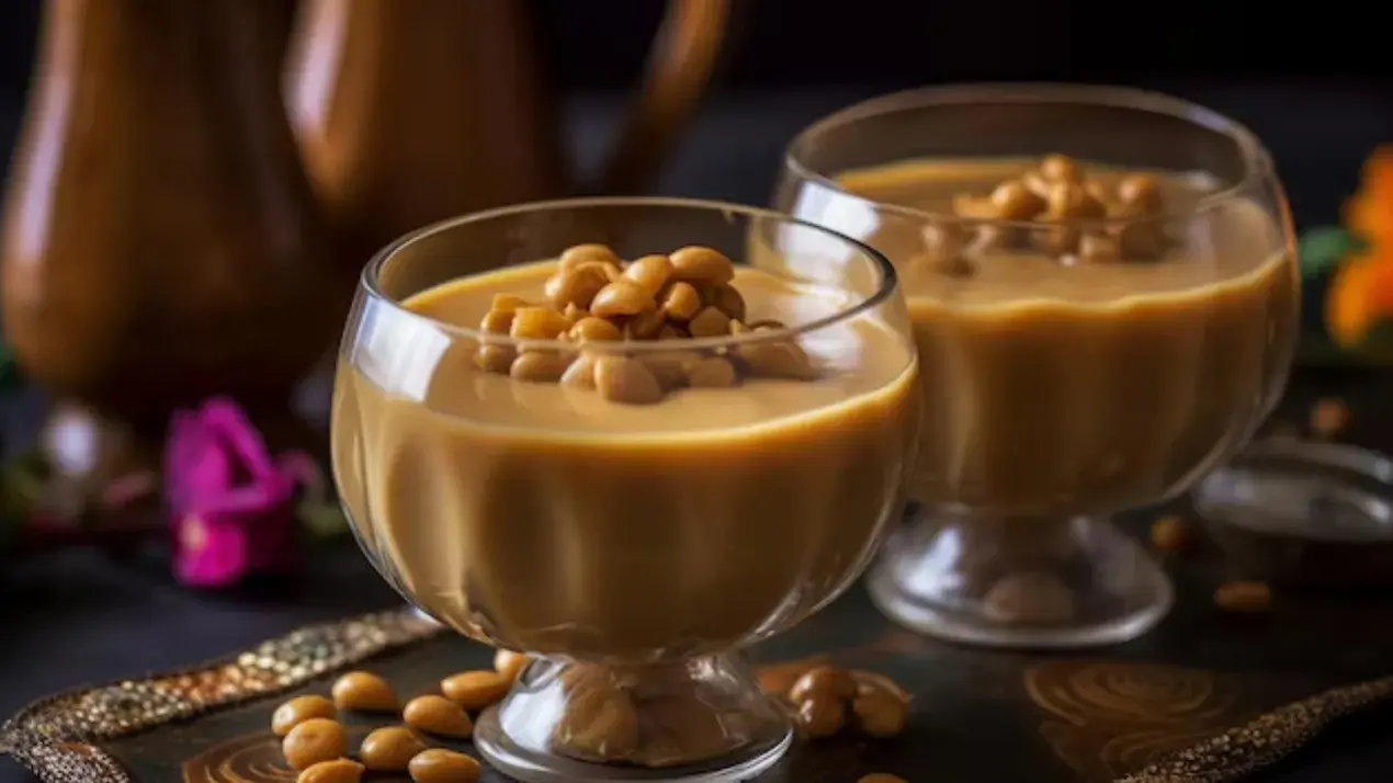 Layered Peanut Butter And Jelly Puddings For A Nostalgic Touch