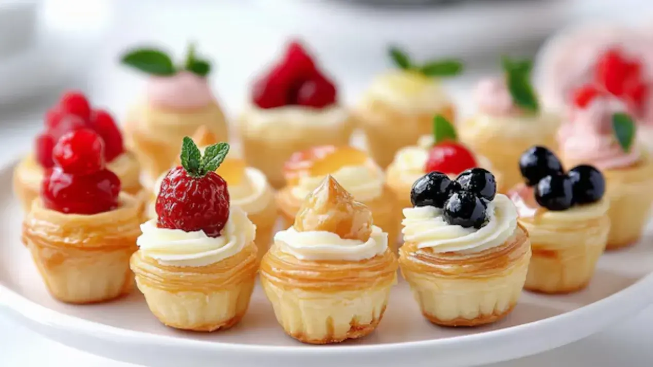 Mini Puff Pastry Desserts Perfect For Teatime Parties